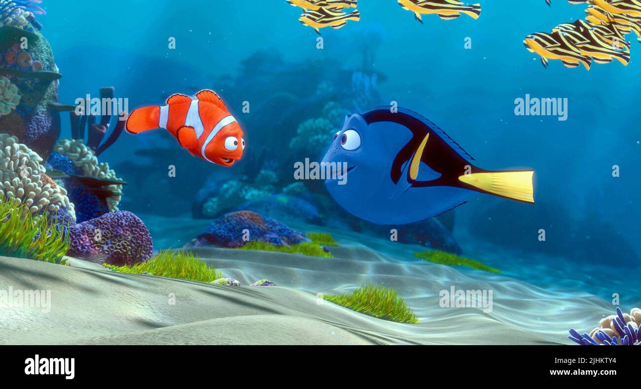 MARLIN, DORY, Findet Nemo, 2003 Stockfoto