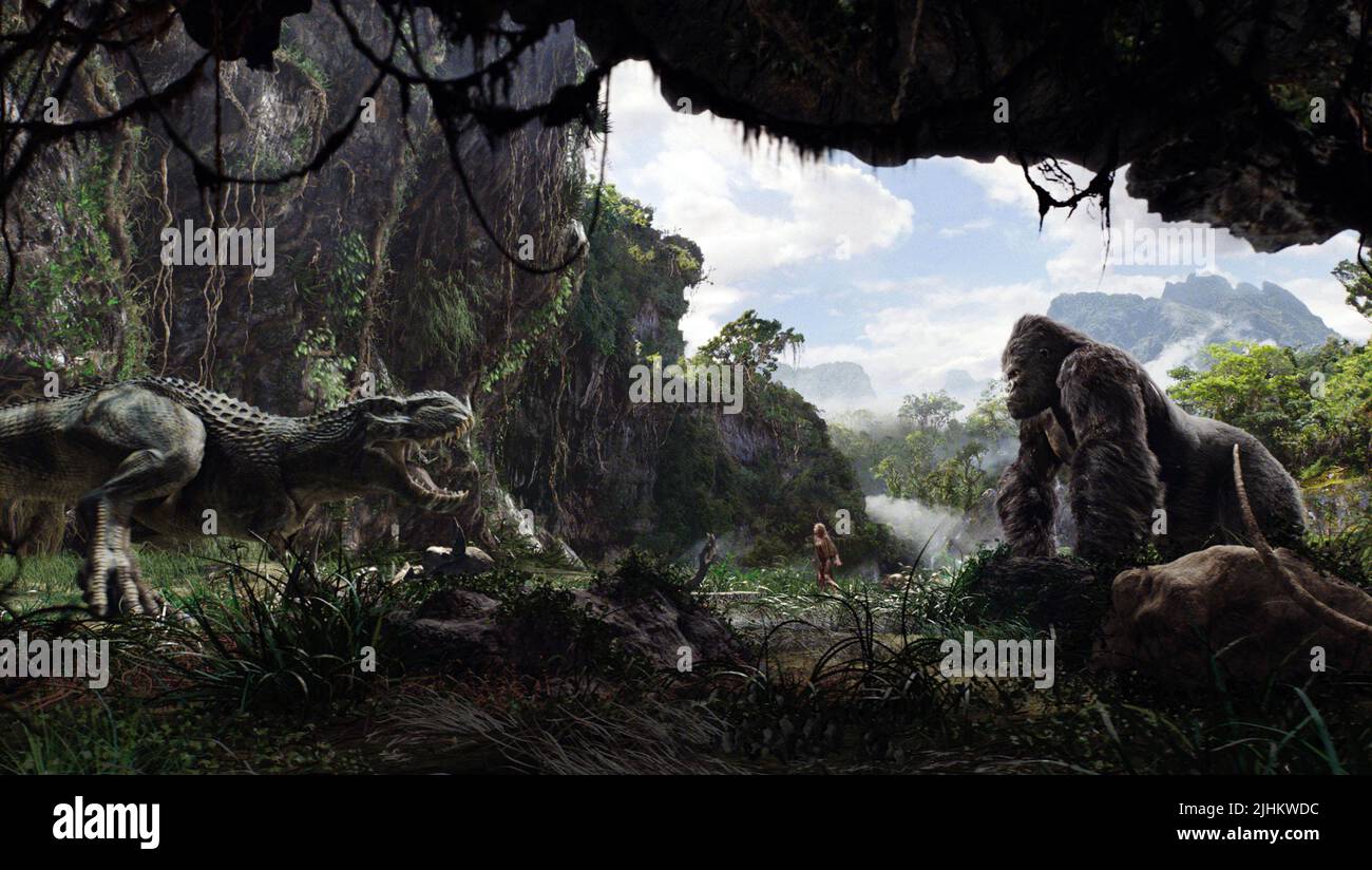 Dinosaurier, Naomi Watts, KING KONG, KING KONG, 2005 Stockfoto