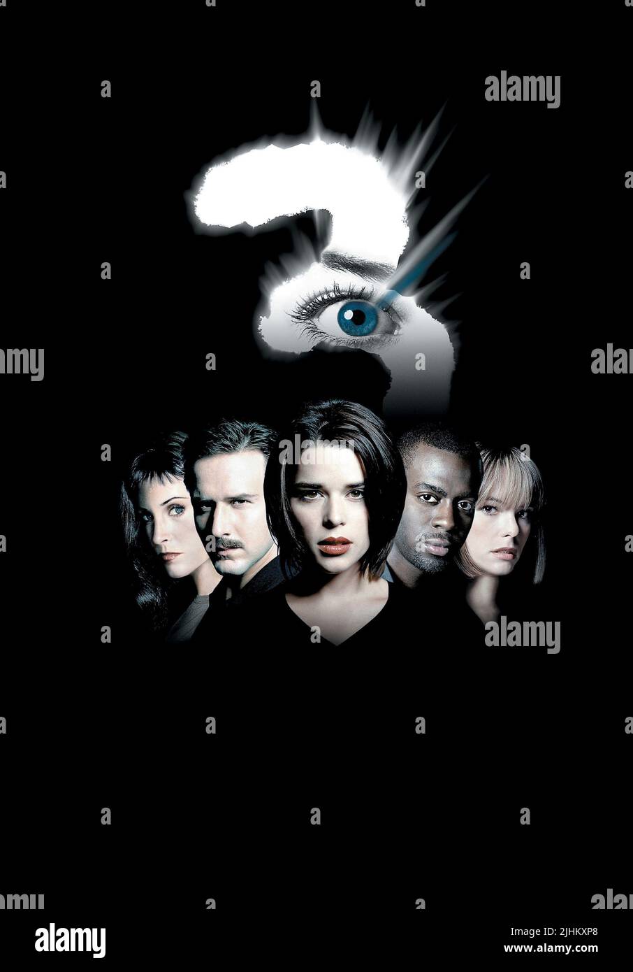 COURTENEY COX, David Arquette, Neve Campbell, DEON RICHMOND, PARKER POSEY POSTER, Scream 3, 2000 Stockfoto
