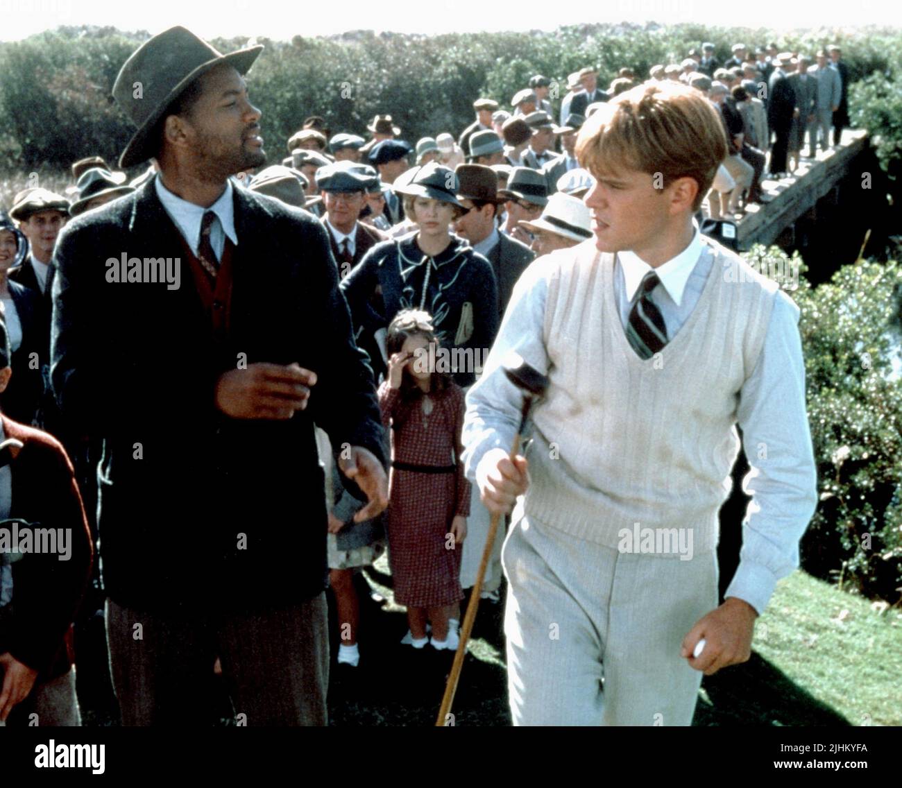 WILL SMITH, MATT DAMON, die Legende von Bagger Vance, 2000 Stockfoto