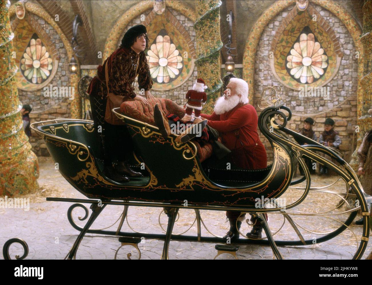 DAVID KRUMHOLTZ, Tim ALLEN, DIE SANTA CLAUSE 2, 2002 Stockfoto