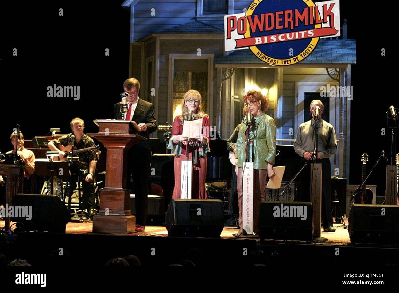 GARRISON KEILLOR, Meryl Streep, Lily Tomlin, A Prairie Home Companion, 2006 Stockfoto