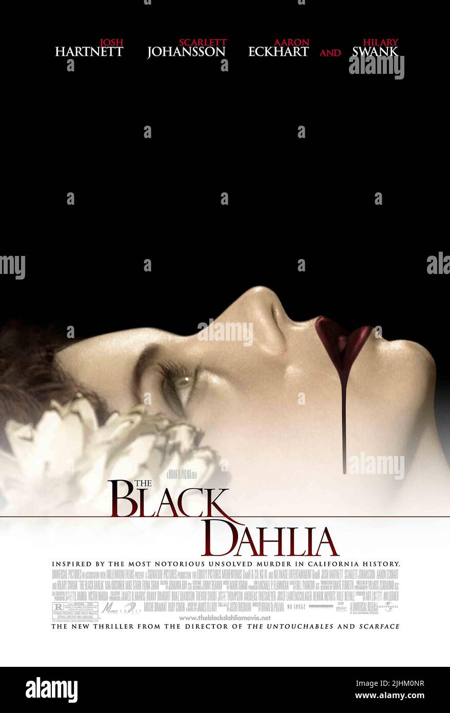 Film Poster, die schwarze Dahlie, 2006 Stockfoto