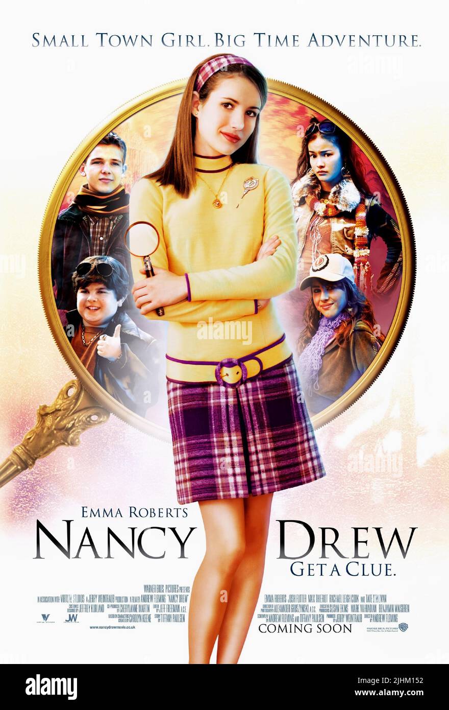 EMMA ROBERTS POSTER, Nancy Drew: DAS GEHEIMNIS IN HOLLYWOOD HILLS, 2007 Stockfoto