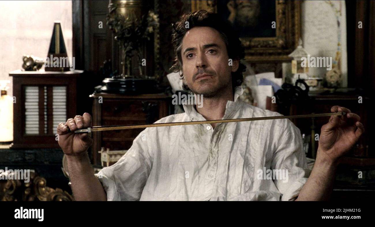 ROBERT DOWNEY JR., SHERLOCK HOLMES, 2009 Stockfoto