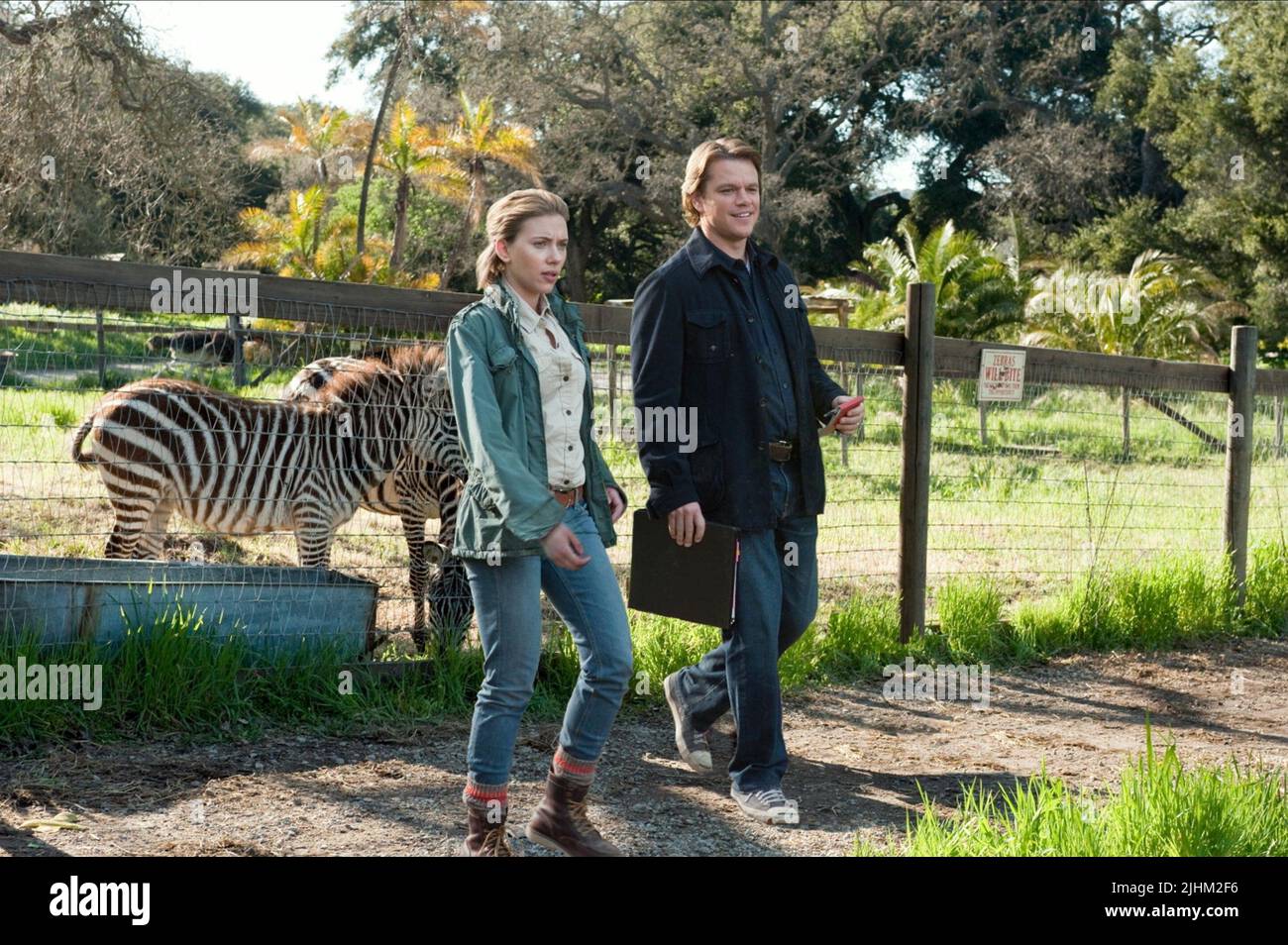 SCARLETT JOHANSSON, MATT DAMON, kauften wir einen Zoo, 2011 Stockfoto