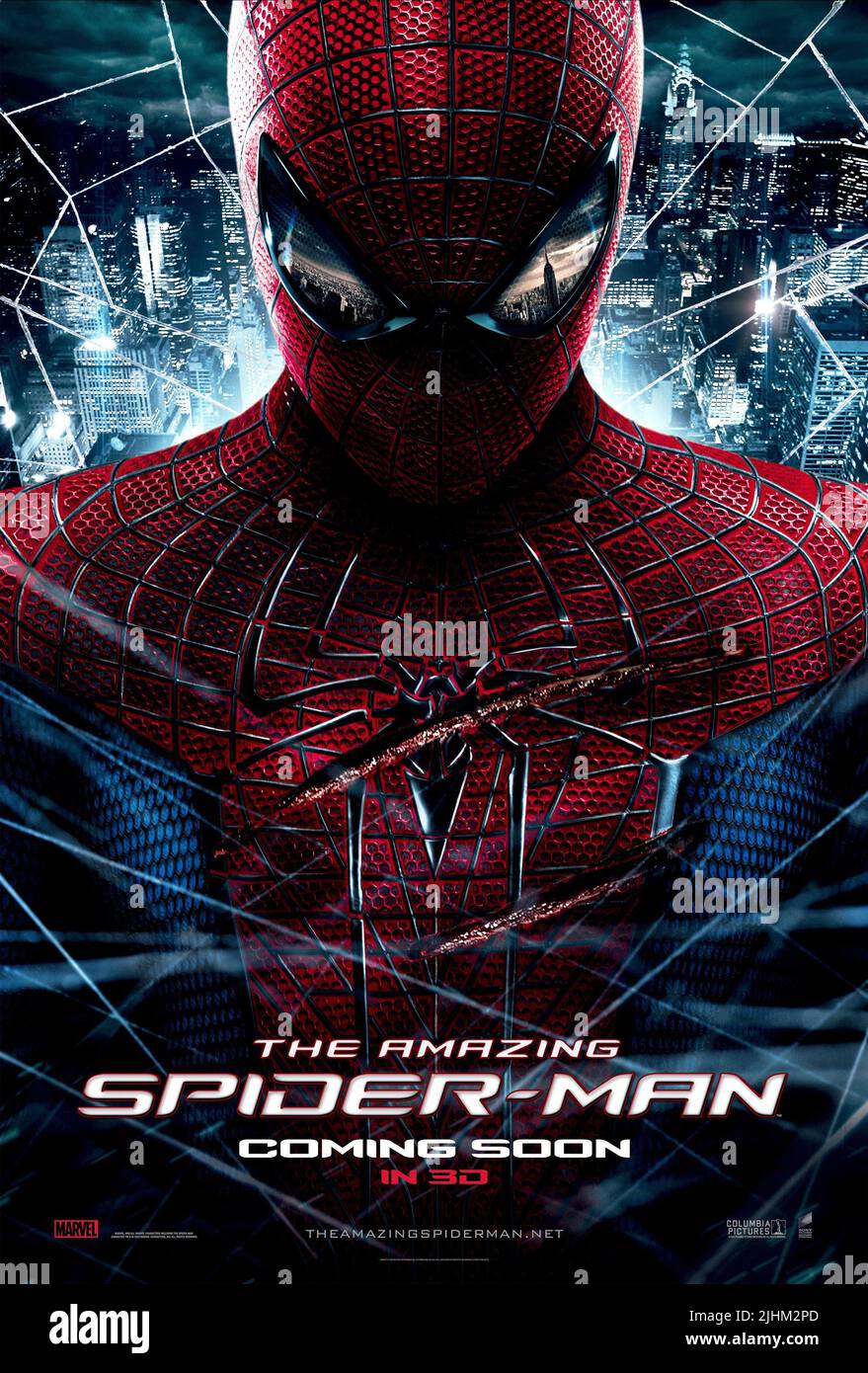 ANDREW GARFIELD POSTER, DIE AMAZING SPIDER-MAN, 2012 Stockfoto