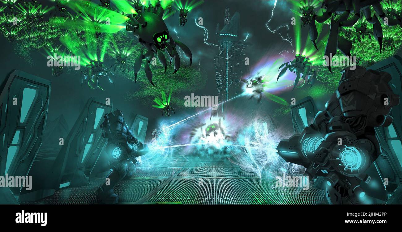 VIDEO GAME SZENE, Wrack - ES RALPH, 2012 Stockfoto