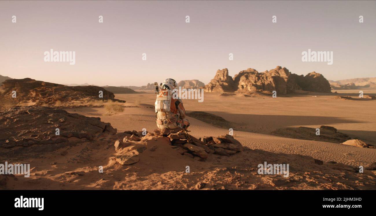 MATT DAMON, der Mars, 2015 Stockfoto