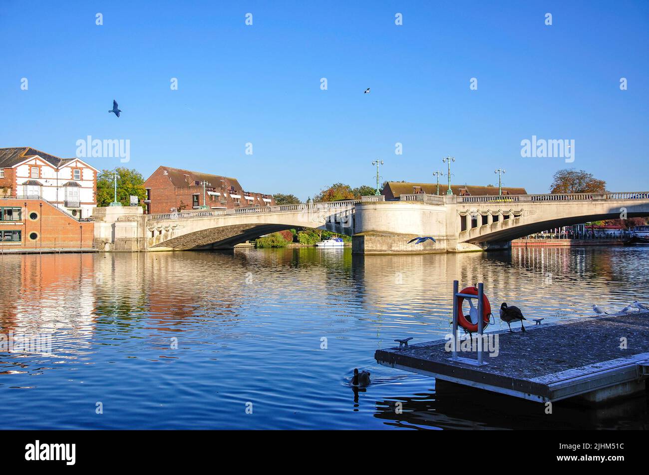 Caversham Bridge über die Themse, Caversham, Reading, Bekshire, England, Vereinigtes Königreich Stockfoto