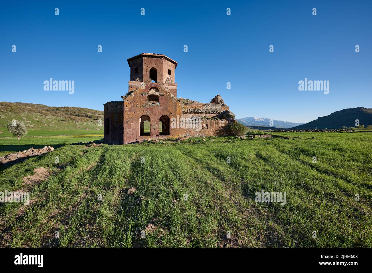 Die Rote Kirche, Kızıl Kilise, Guzelyurt, Kappadokien, Anatolien, Türkei Stockfoto
