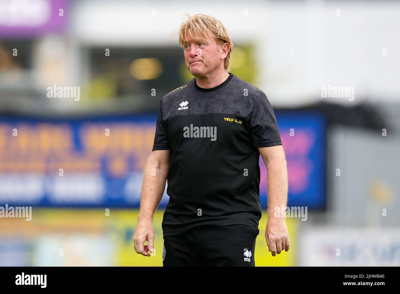 Stuart McCall Assistant Manager von Sheffield United Stockfoto