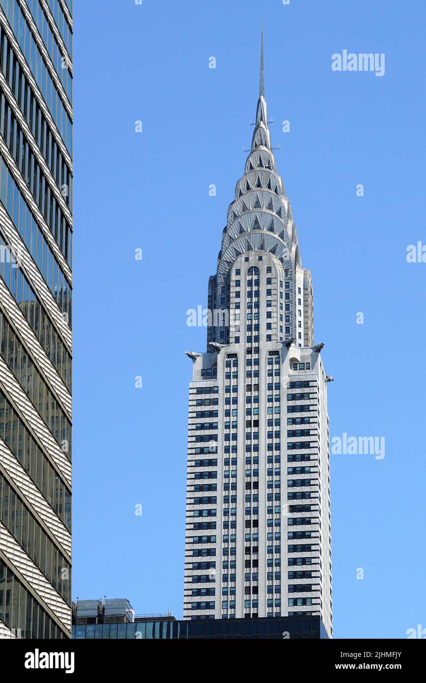 Chrysler Building, Art Deco Wolkenkratzer, Manhattan, New York City (NYC), State of New York, USA, Nordamerika Stockfoto