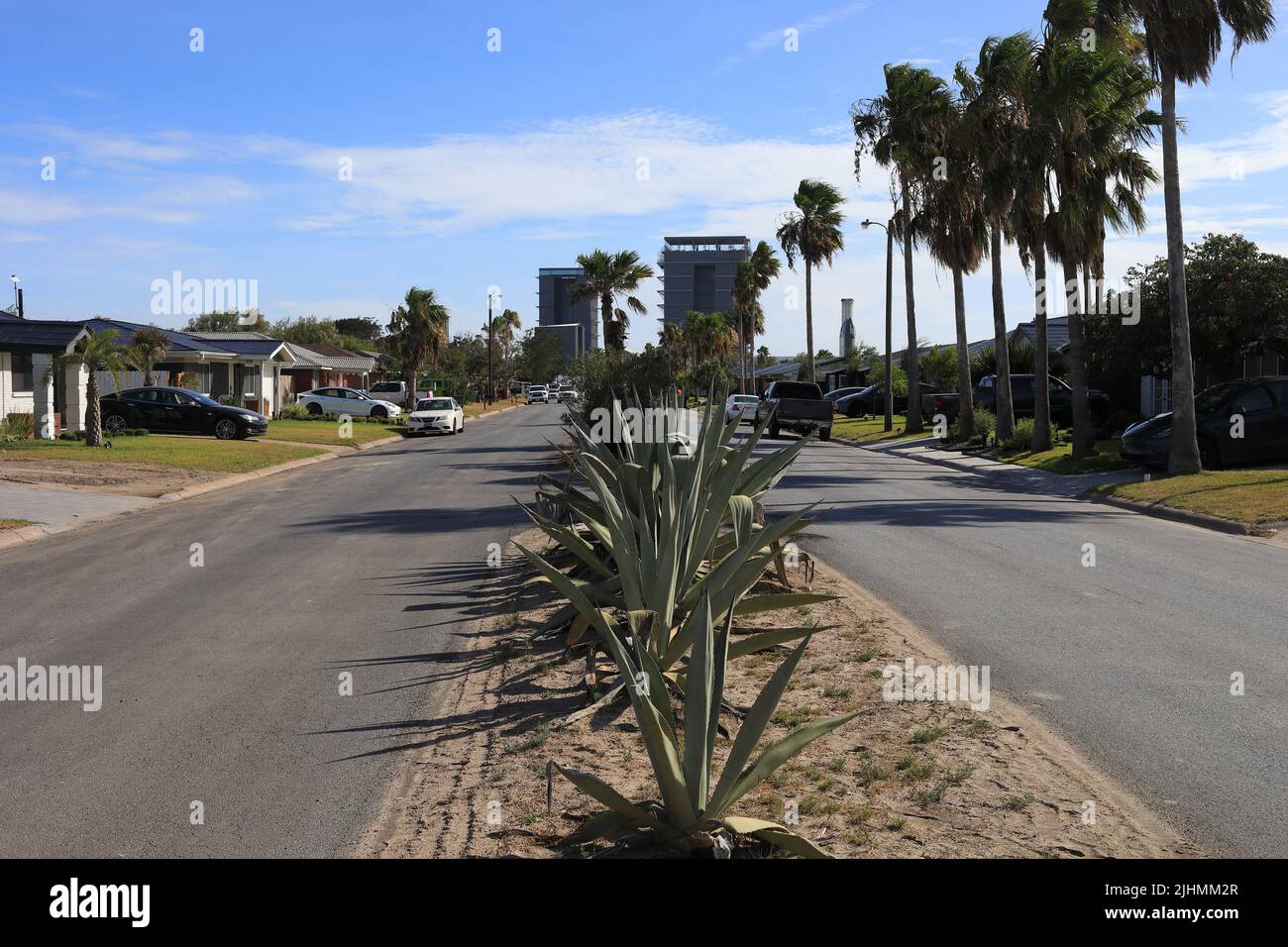 Straßen von Boca Chica Stockfoto