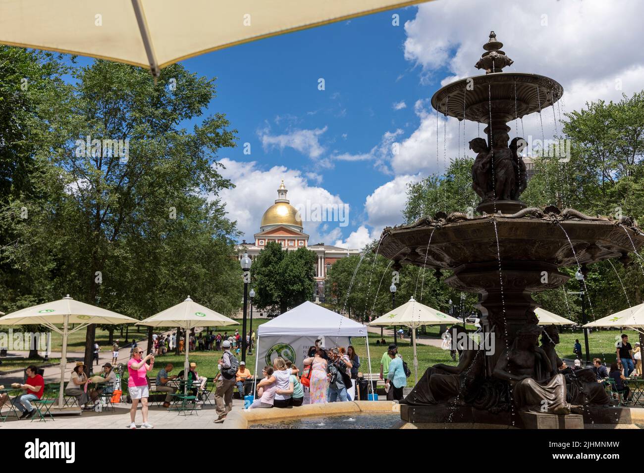 Brewer Fountain Plaza, Boston Common, Boston Massachusetts Stockfoto
