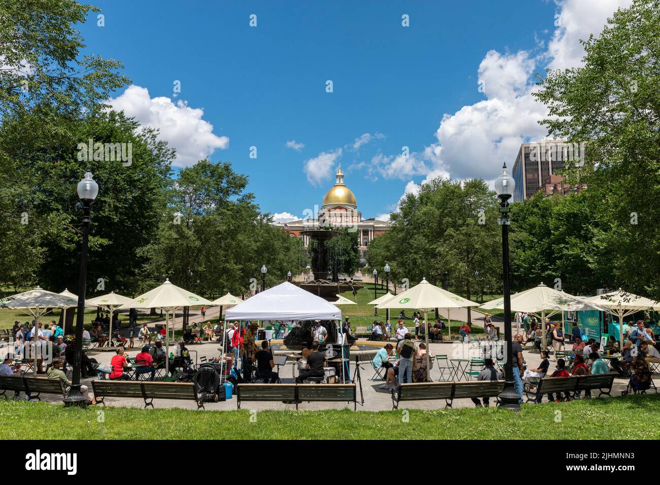 Brewer Fountain Plaza, Boston Common, Boston Massachusetts Stockfoto