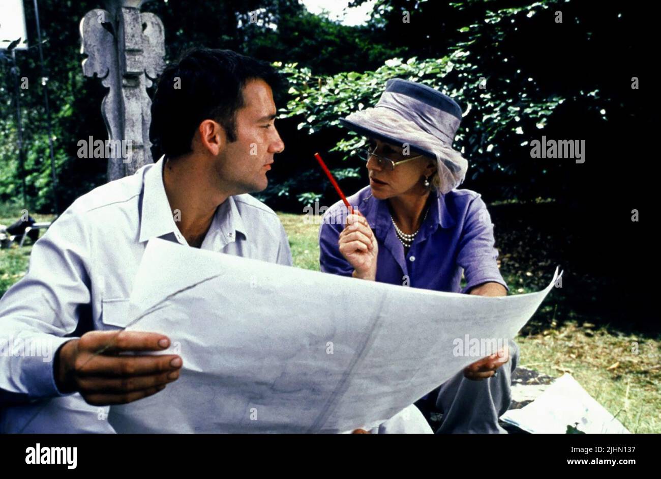 CLIVE OWEN, Helen Mirren, GREENFINGERS, 2000 Stockfoto