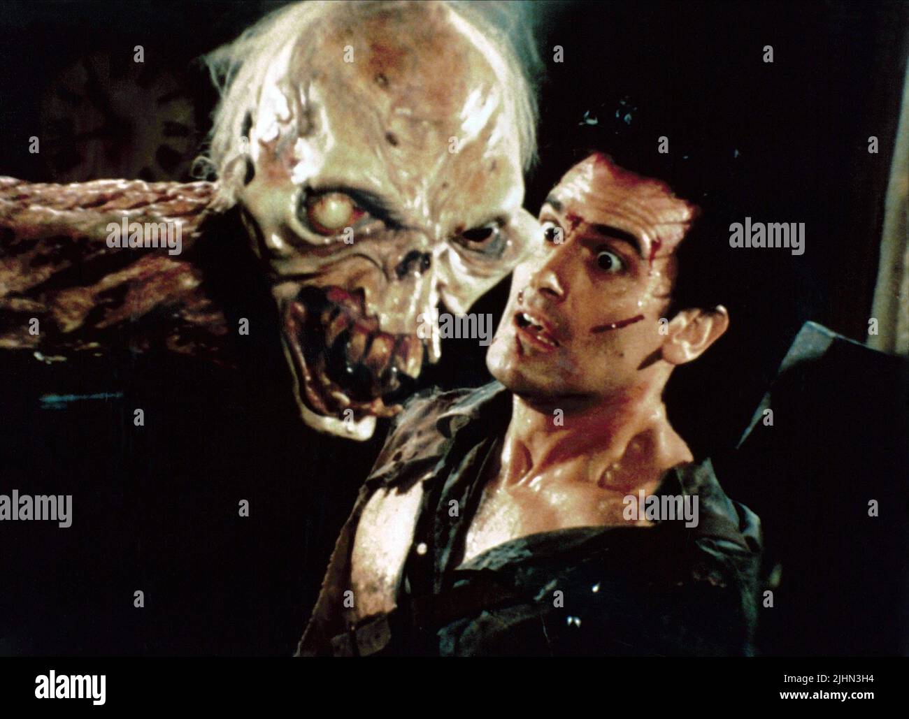 BRUCE CAMPBELL, EVIL DEAD II, 1987 Stockfoto