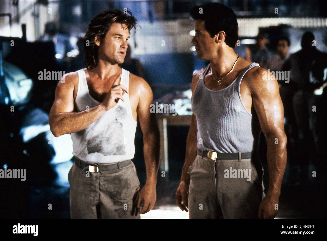 KURT RUSSELL, Sylvester Stallone, TANGO UND CASH, 1989 Stockfoto