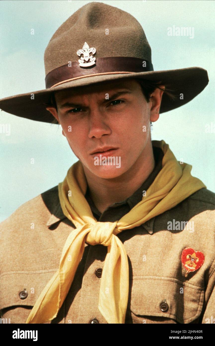 RIVER PHOENIX, INDIANA JONES UND DER LETZTE KREUZZUG, 1989 Stockfoto