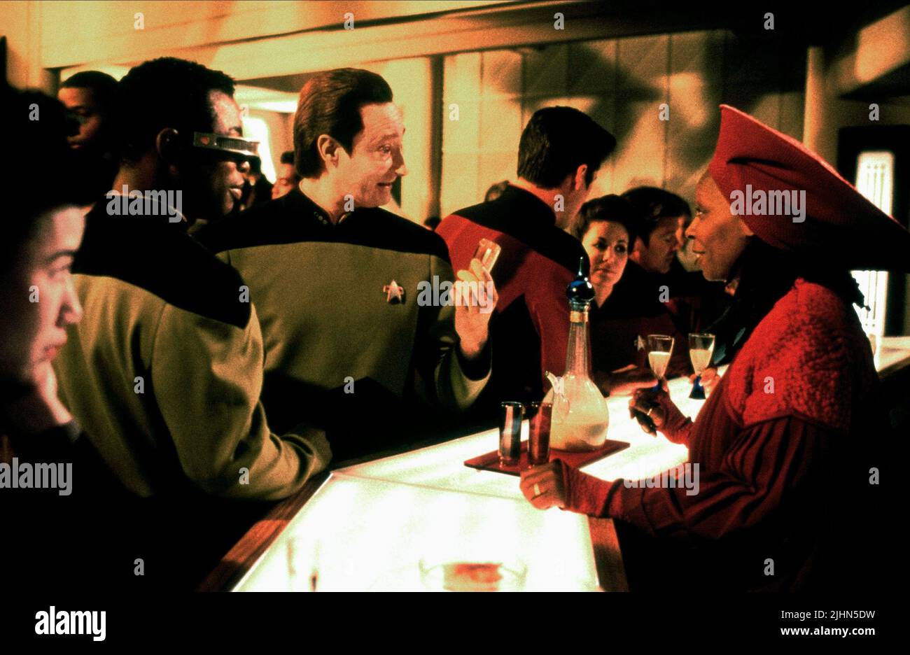 LEVAR BURTON, Brent Spiner, Whoopi Goldberg, Star Trek: Treffen der Generationen, 1994 Stockfoto