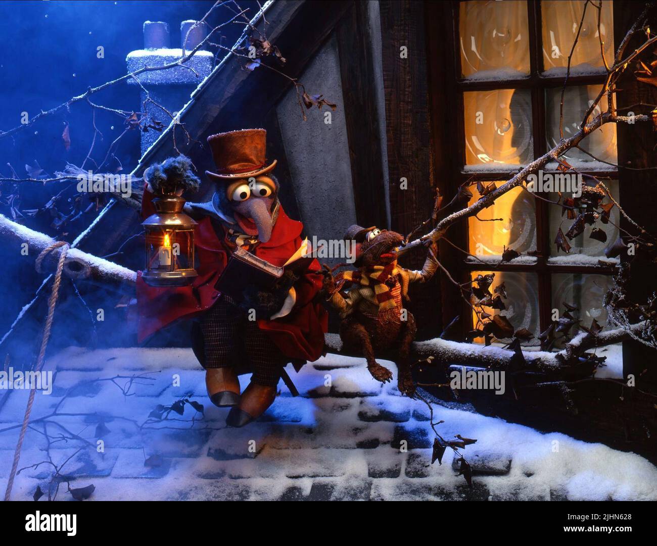 Der große GONZO, RIZZO die Ratte, die Muppet CHRISTMAS CAROL, 1992 Stockfoto