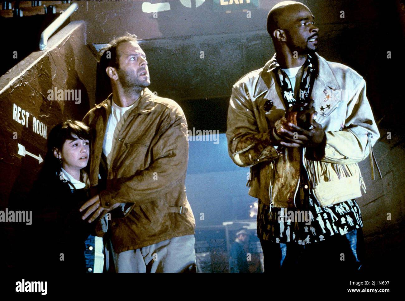 DANIELLE HARRIS, Bruce Willis, Damon Wayans, DER LETZTE BOY SCOUT, 1991 Stockfoto