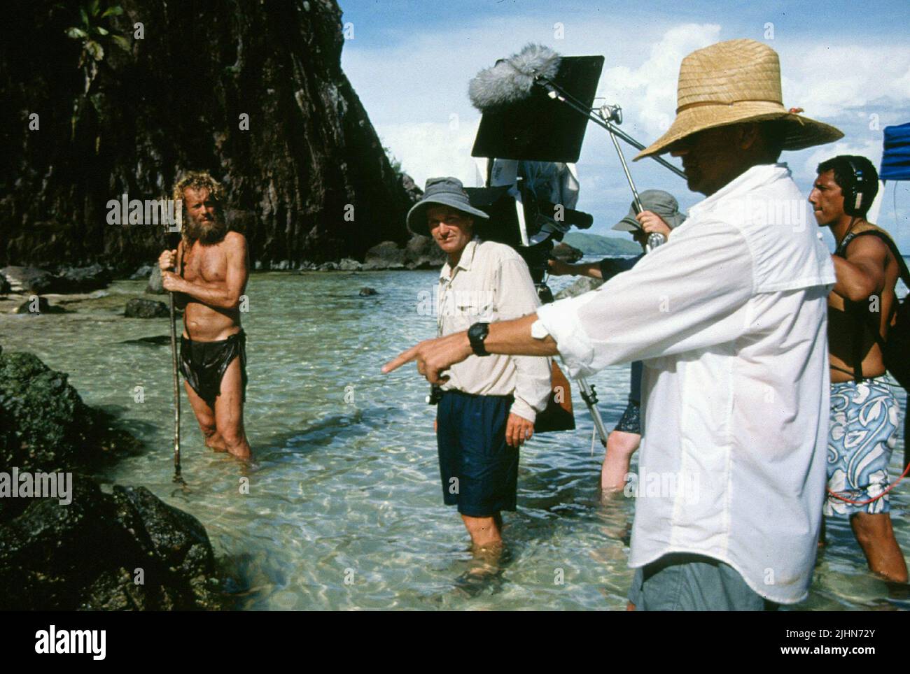 TOM HANKS, Robert Zemeckis, Cast Away, 2000 Stockfoto