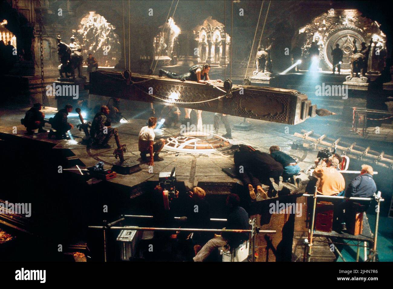 ANGELINA JOLIE, Lara Croft: Tomb Raider", 2001 Stockfoto