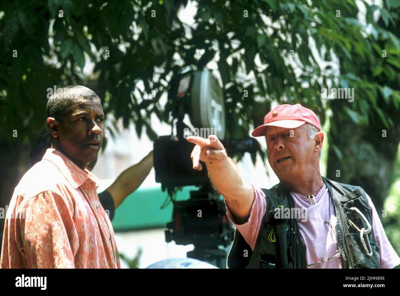 DENZEL WASHINGTON, Tony Scott, Mann, der Feuer, 2004 Stockfoto