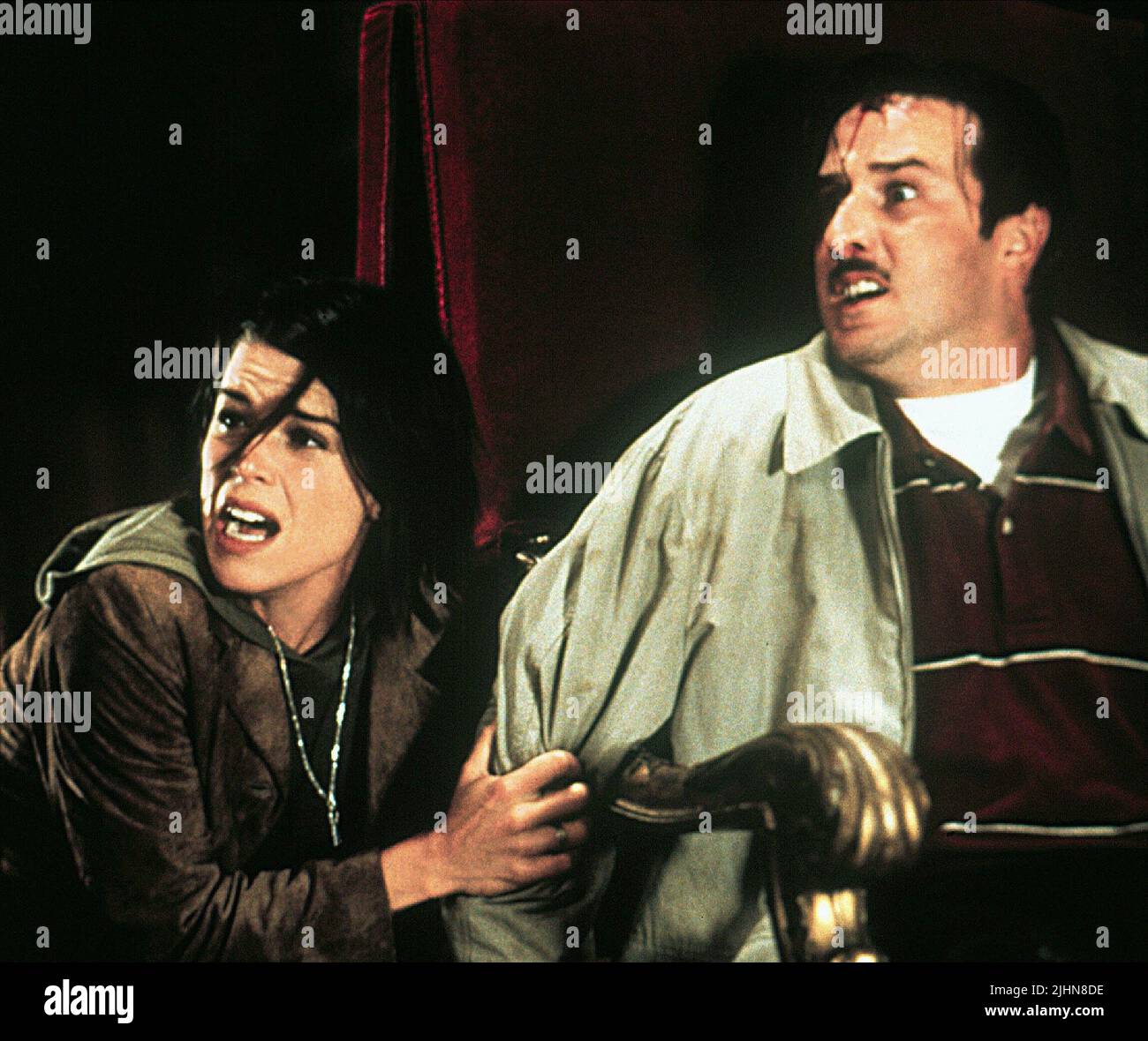 NEVE Campbell, David Arquette, Scream 3, 2000 Stockfoto
