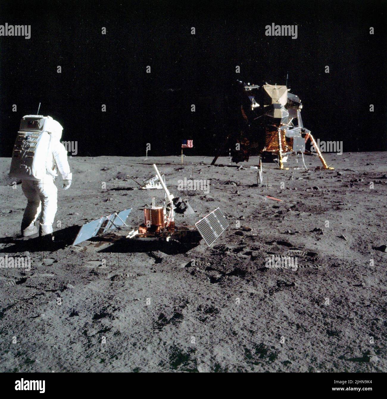 BUZZ ALDRIN, LANDUNG MODUL 1969, Apollo 11: Die UNERZÄHLTE Geschichte, 2006 Stockfoto