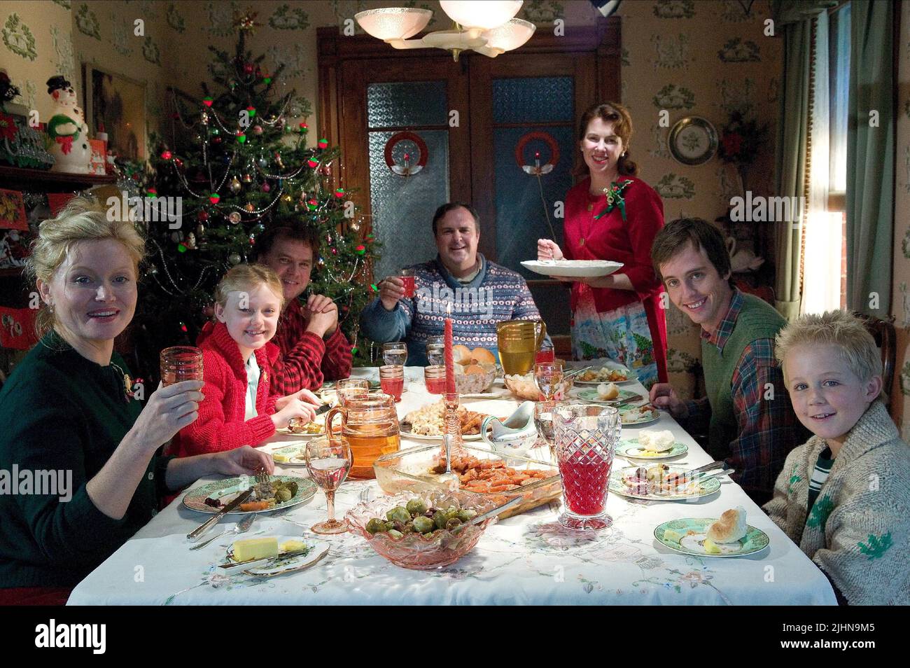 ESSIE DAVIS, Dakota Fanning, Kevin Anderson, GARY BASARABA, SIOBHAN FALLON HOGAN, LOUIS CORBETT, CHARLOTTE'S WEB, 2006 Stockfoto