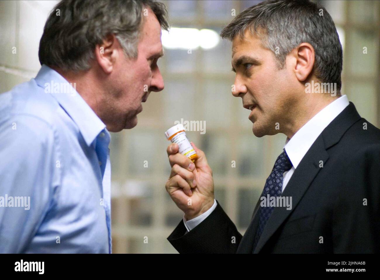 TOM WILKINSON, GEORGE CLOONEY, Michael Clayton, 2007 Stockfoto