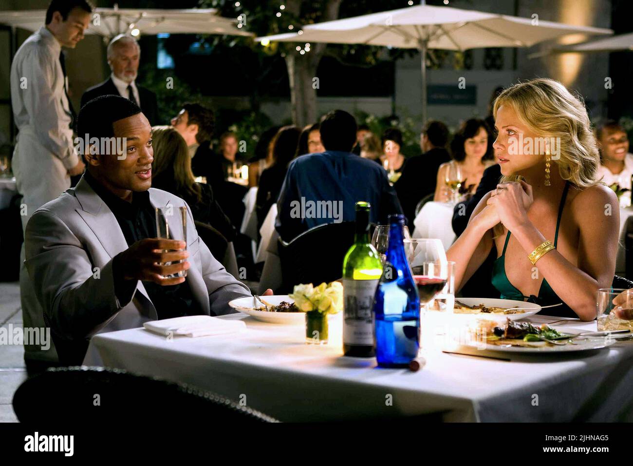 WILL Smith, Charlize Theron, Hancock, 2008 Stockfoto