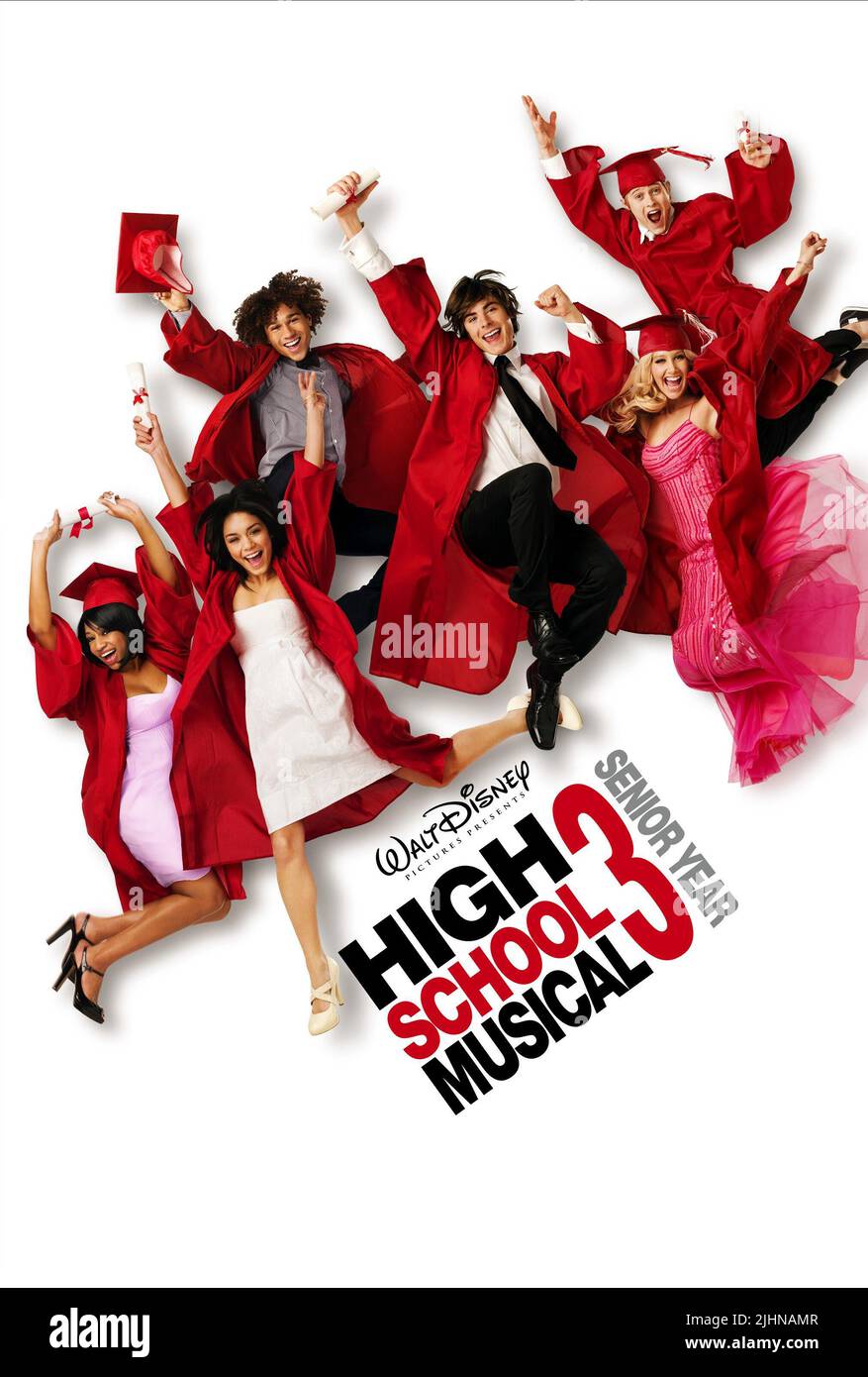 Film Poster, HIGH SCHOOL MUSICAL 3: Senior Year 2008 Stockfoto