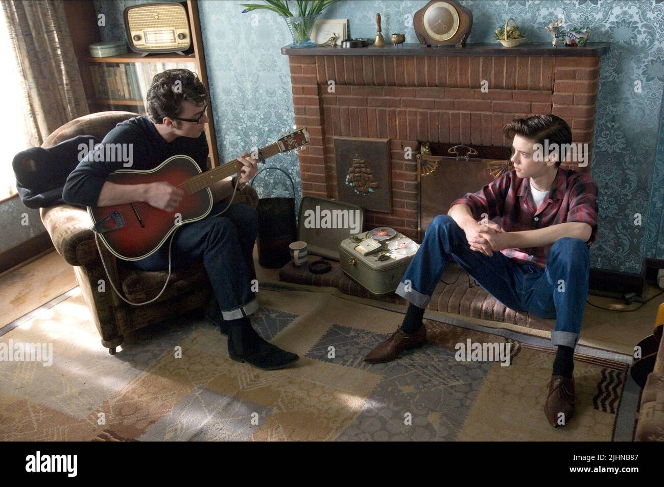 AARON JOHNSON, Thomas Sangster, NOWHERE BOY, 2009 Stockfoto