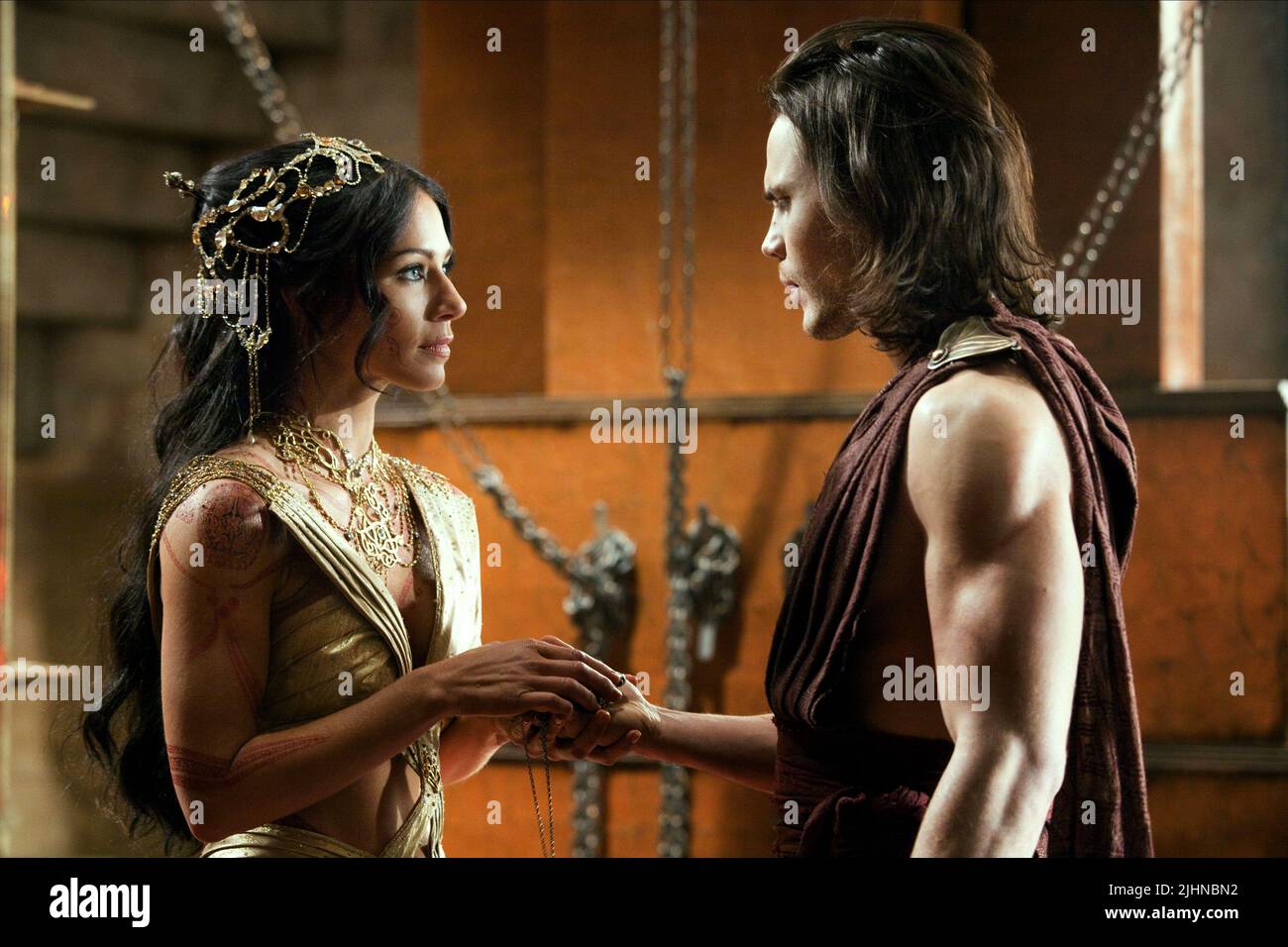 LYNN COLLINS, Taylor Kitsch, John Carter, 2012 Stockfoto