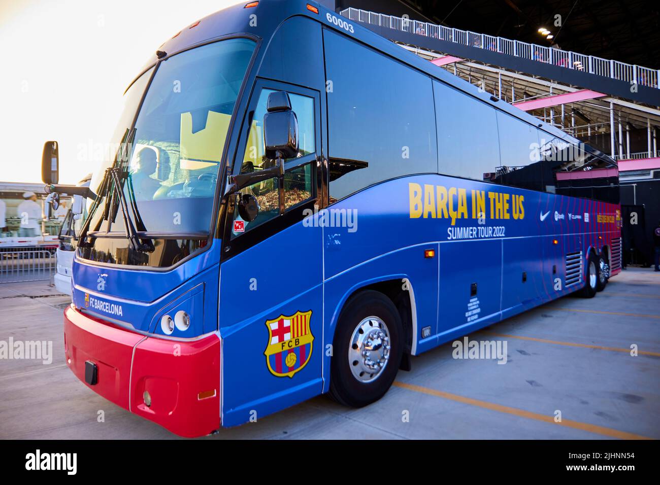 Fort Lauderdale, FL, USA. 19.. Juli 2022. Internationales Freundschaftsspiel zwischen Inter Miami CF und dem FC Barcelona im DRV Pink Stadium in Florida, USA. Kredit: Yaroslav Sabitov/YES Market Media/Alamy Live Nachrichten Stockfoto