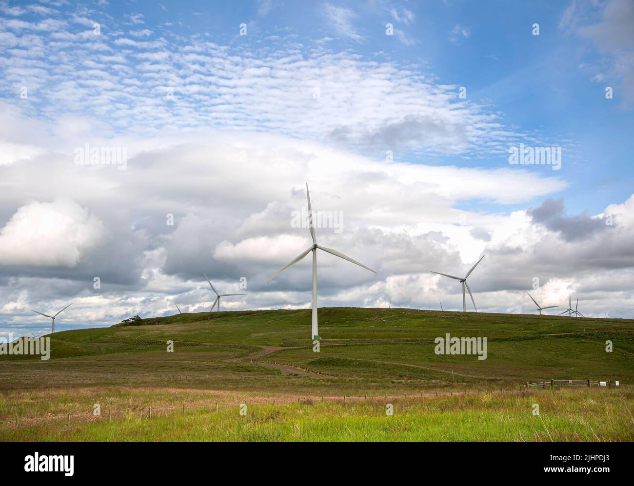 Fotografie von Windturbine, Energie, Ökologie, Generator, Elektrizität Stockfoto