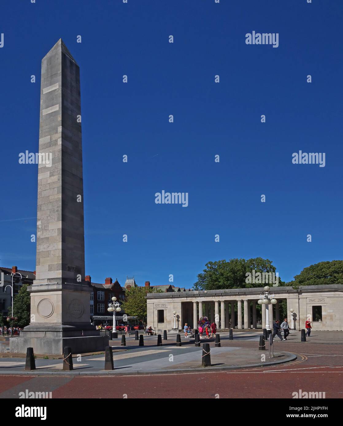 War Memorial, Lord Street, Southport, Merseyside, England, Großbritannien, PR9 0QG Stockfoto