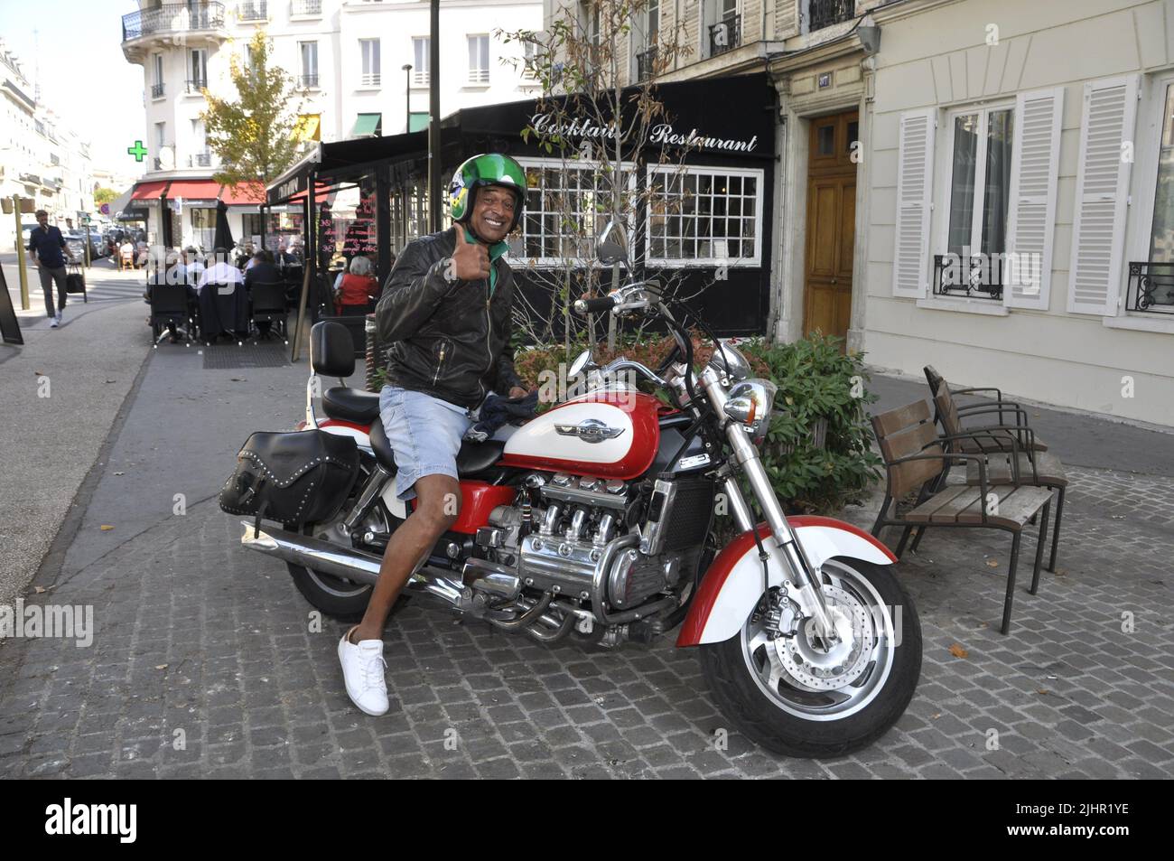 Französischer Tennisspieler und Kapitän Yannick Noah. Paris, 18. September 2020 Stockfoto
