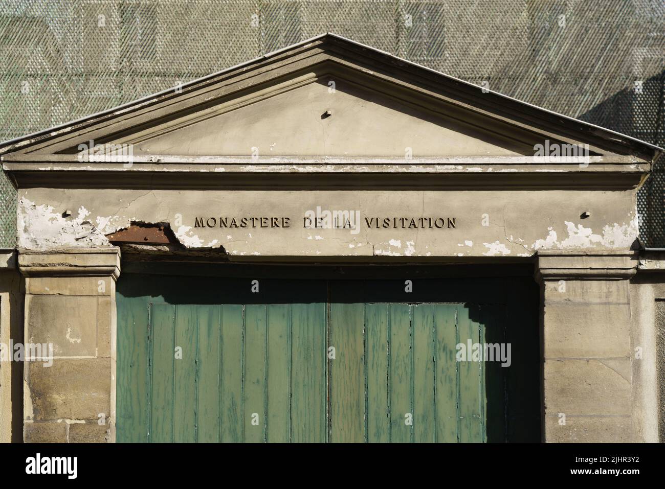 Frankreich, Region Ile de France, 6. Arrondissement von Paris, rue de Vaugirard, Monastère de la Visitation (Kloster der Visitation), Stockfoto