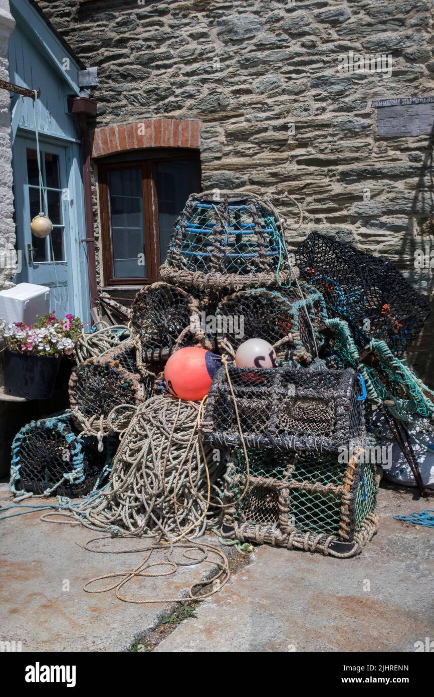 Hummer- und Krabbenbecher Stockfoto