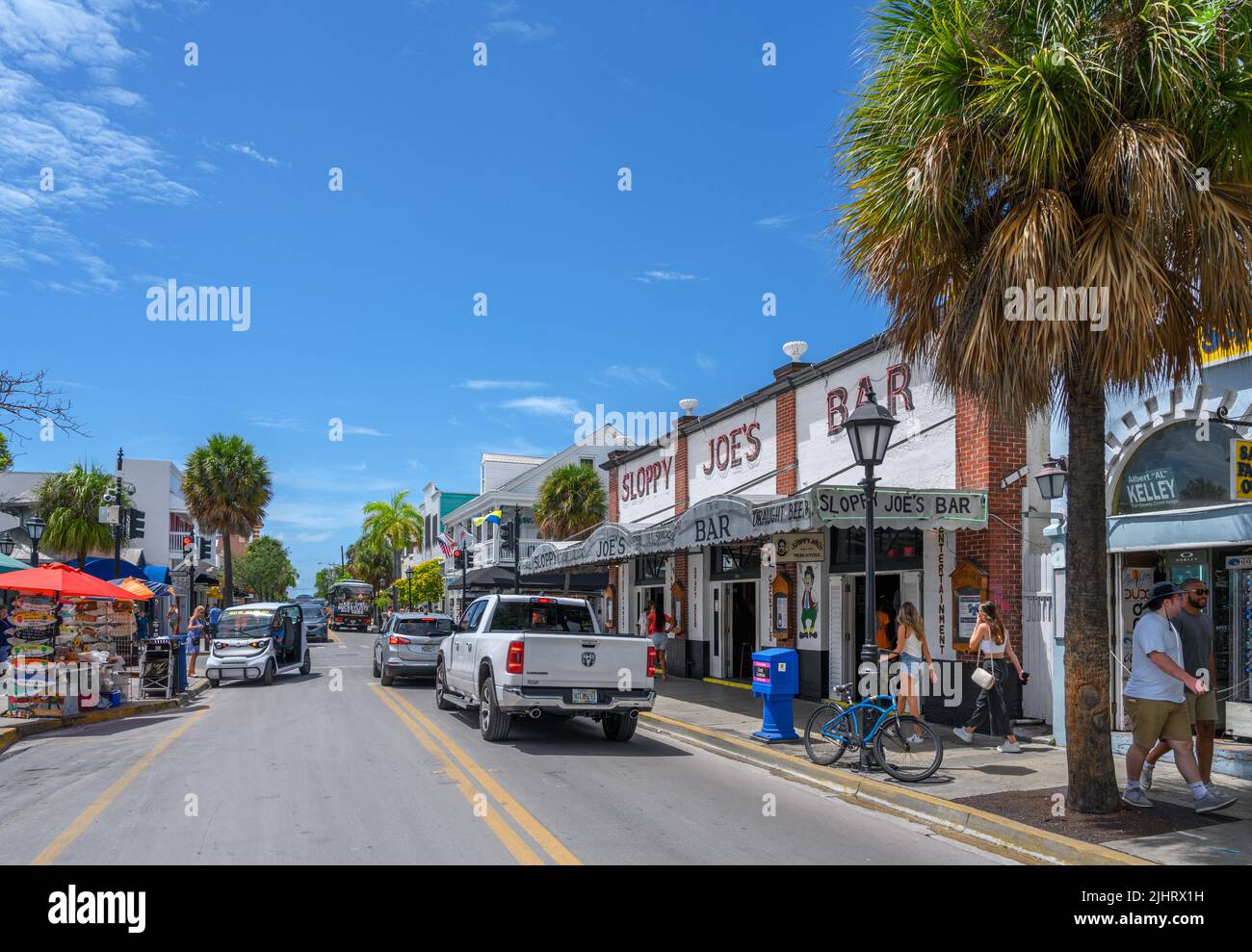 Sloppy Joe's Bar in der Duval Street, Key West, Florida Keys, Florida, USA Stockfoto