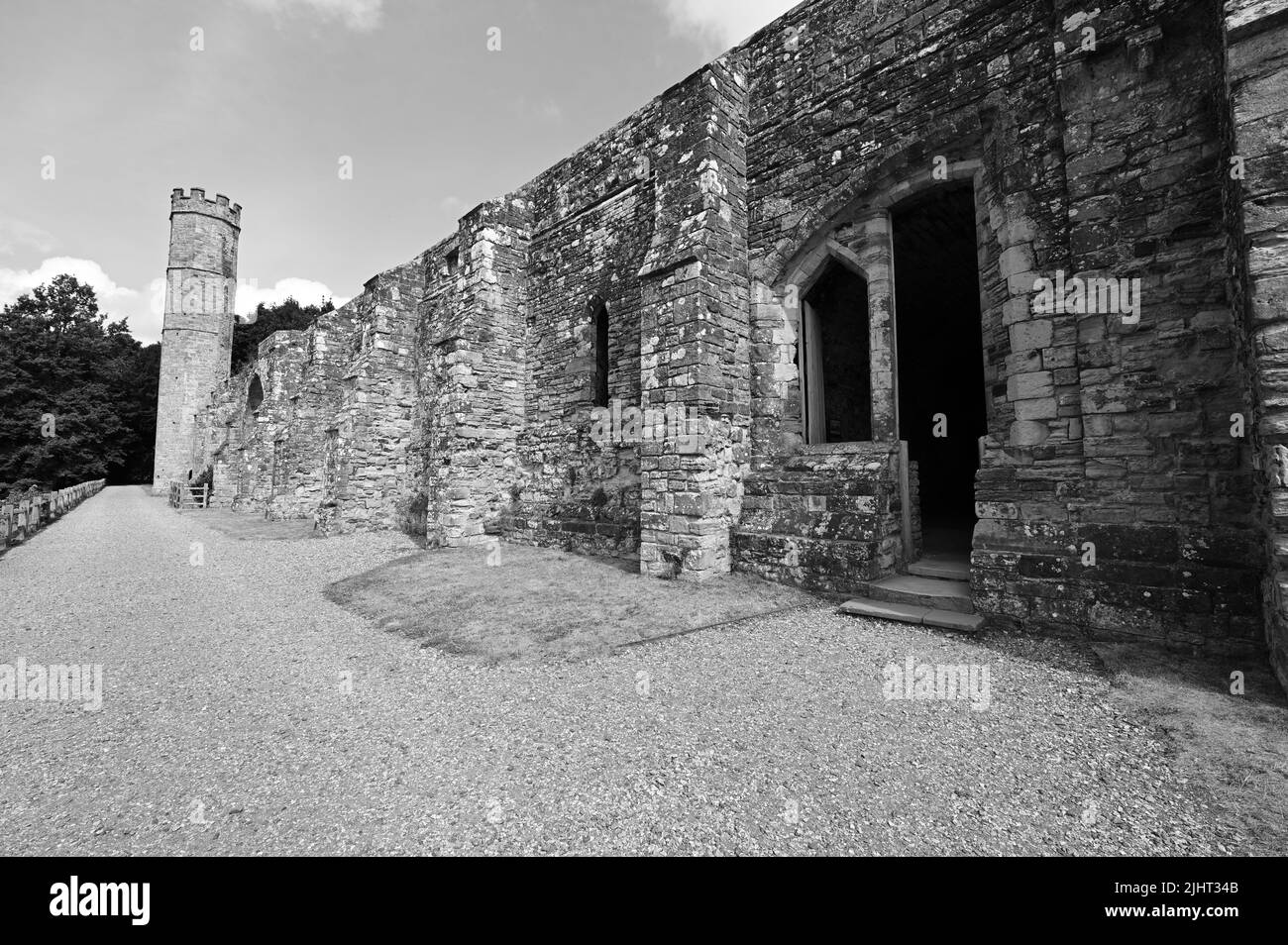 Battle, East Sussex, UK-July 20. 2022: The Undercrofts at Battle Abbey at Battle. Stockfoto
