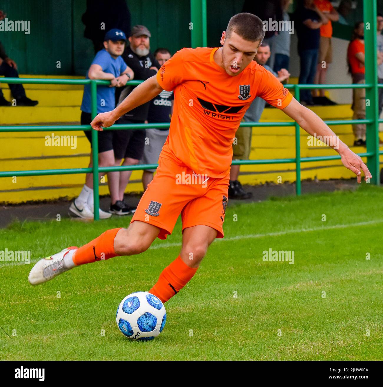 Dundela Vs Ballymena United (Vor Der Saison Freundlich) Wilgar Park, Belfast - 19/07/22 Stockfoto