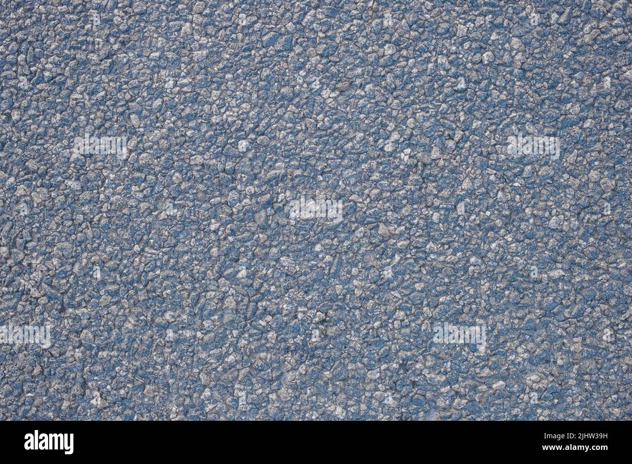 Asphalt blau Detail Straße Textur Oberfläche Korn Hintergrund abstrakt Grunge. Stockfoto