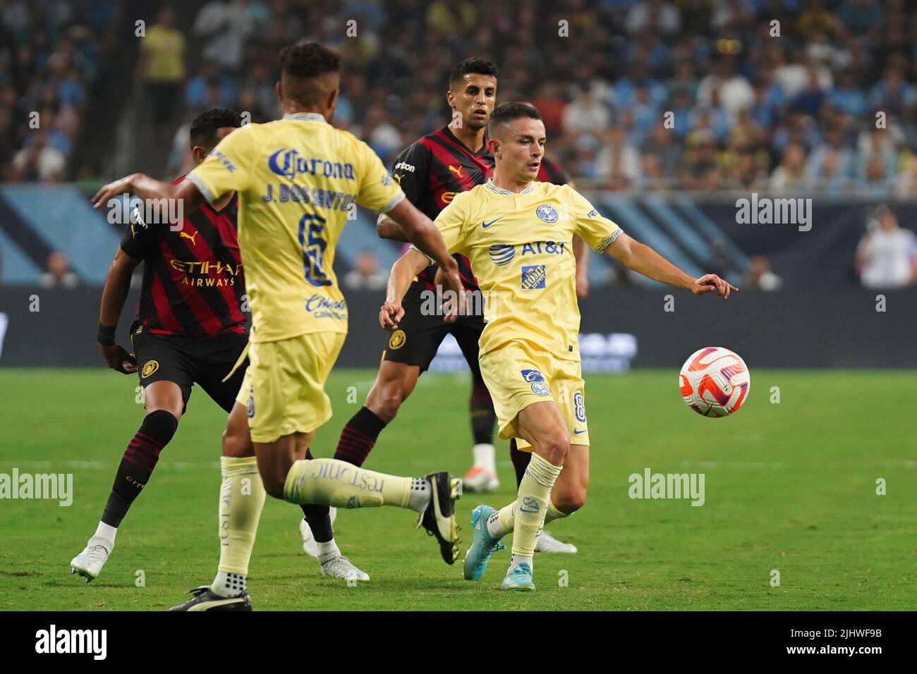 Alvaro Fidalgo von Club America während eines Freundschaftsspiel vor der Saison im NRG Stadium, Houston. Bilddatum: Mittwoch, 20. Juli 2022. Stockfoto