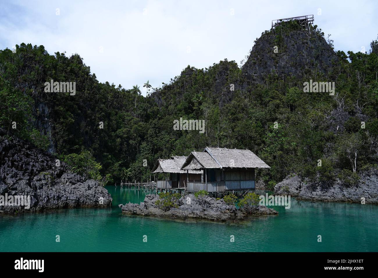 Piaynemo, Raja Ampat, Indonesien Stockfoto